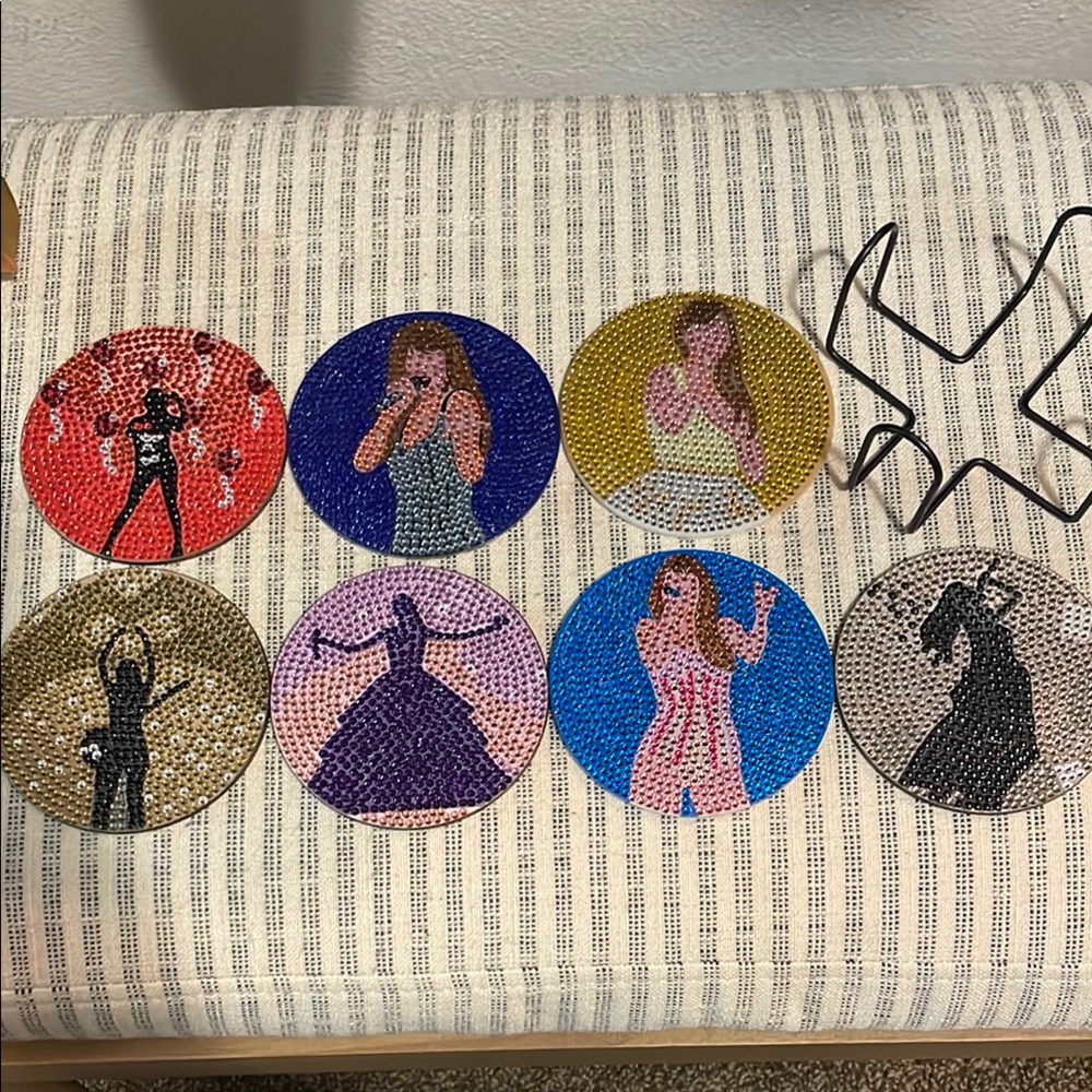 Taylor Swift diamond art coasters